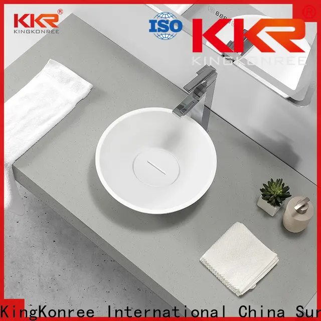 KingKonree elegant bathroom countertops and sinks manufacturer for room1 1