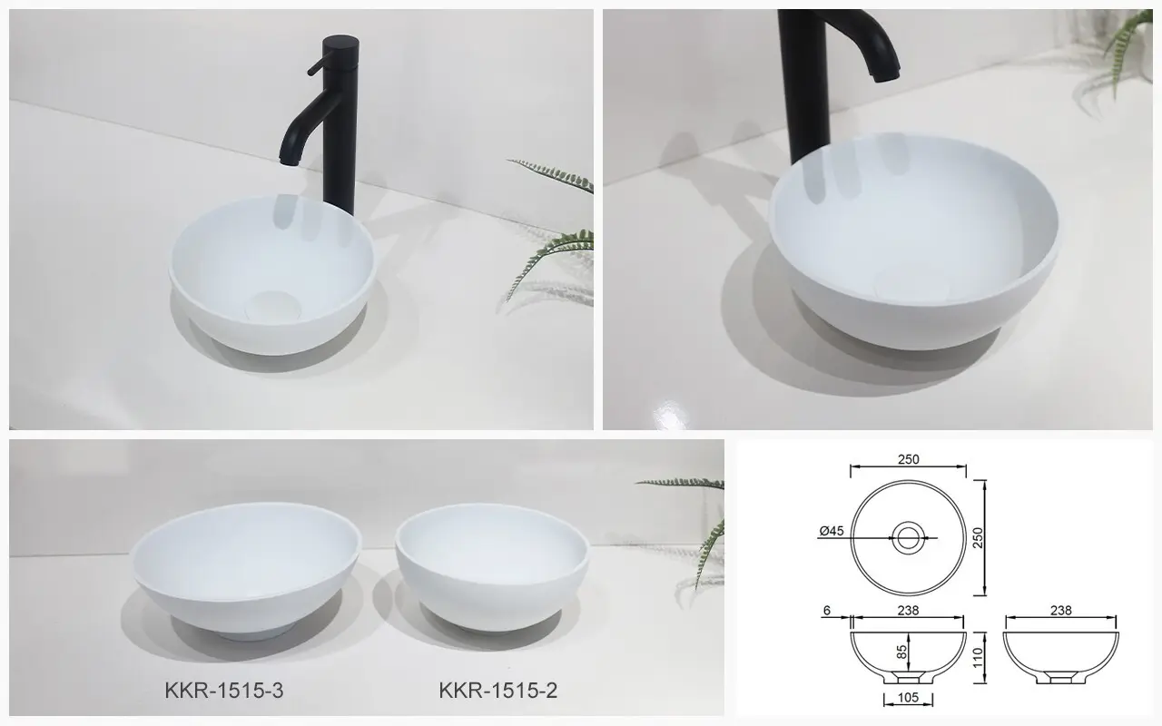 KingKonree approved small above counter basin design for restaurant 4