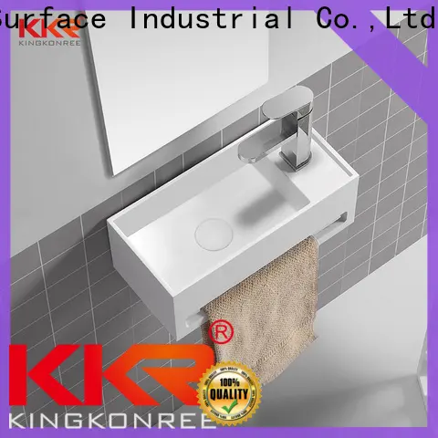 KingKonree royal wall mounted concrete basin sink for home 1
