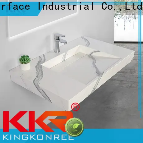 KingKonree royal 18 wall mount sink design for hotel 1
