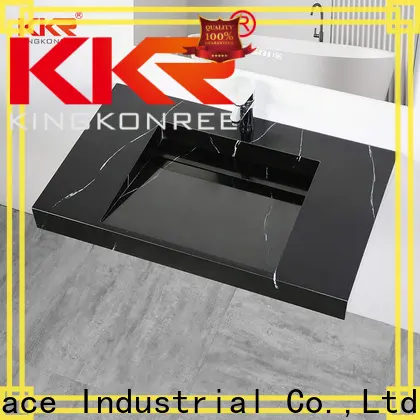 KingKonree wall hung corner sink manufacturer for bathroom 1