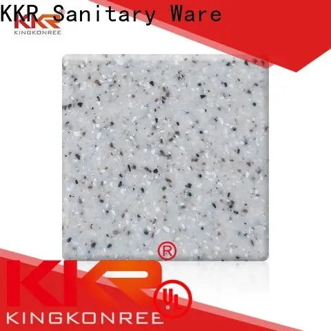 KingKonree white acrylic solid surface sheets customized for room 1