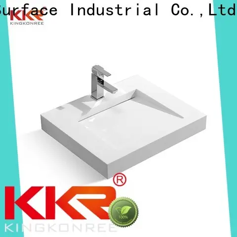 hang wall hung countertop customized for bathroom 1