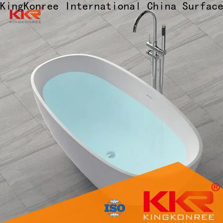 KingKonree high-quality solid surface freestanding tubs custom for shower room 1