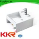KingKonree fancy wall mounted washbasin sink for hotel 1