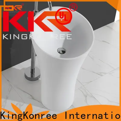 KingKonree freestanding pedestal sink customized for home2 1