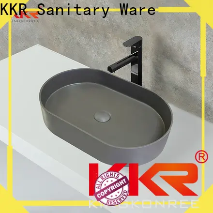 KingKonree durable small above counter bathroom sinks at discount for restaurant 1