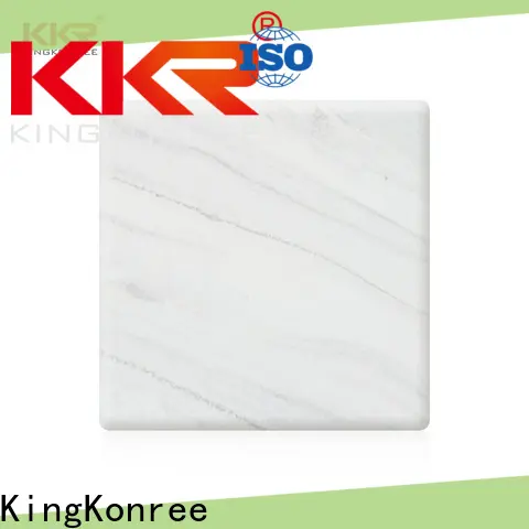 KingKonree solid surface sheet slabs customized for indoors 1