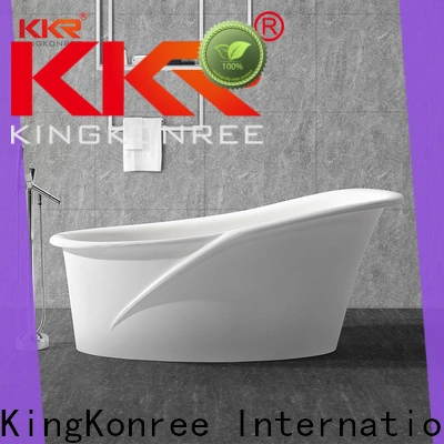 black artificial stone bathtub OEM for bathroom 1