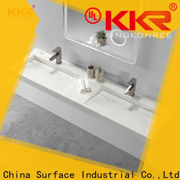 KingKonree rectangle pedestal sink wall bracket supplier for home 1