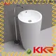 black pedestal wash basin customized for bathroom 1