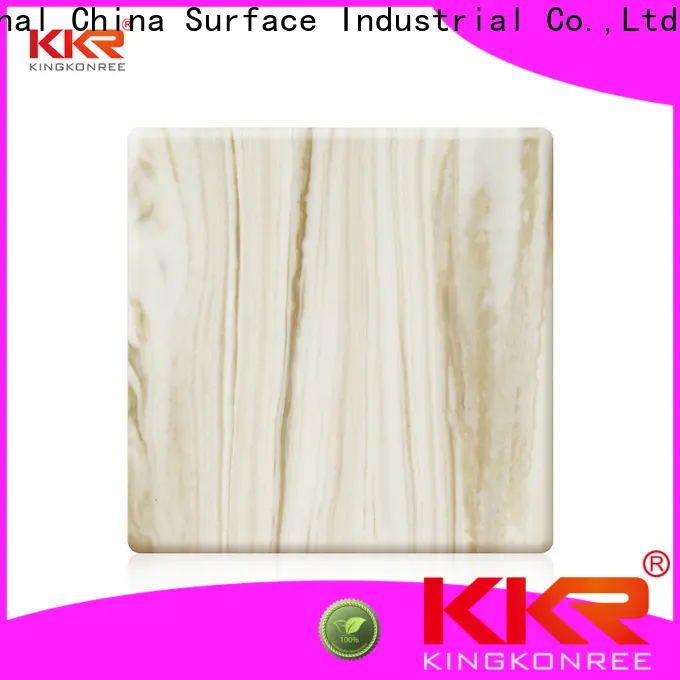 KingKonree wholesale solid surface sheets directly sale for room 1