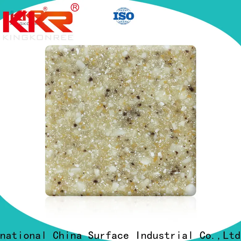 KingKonree marble white solid surface countertops manufacturer for hotel 1