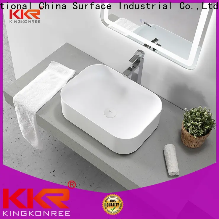 KingKonree excellent above counter bath sinks at discount for hotel 1