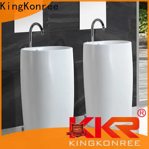 KingKonree pedestal sink manufacturer for motel1 1