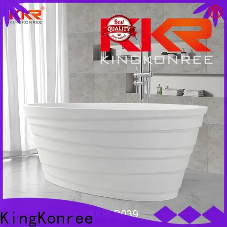 marble artificial stone bathtub custom for family decoration 1