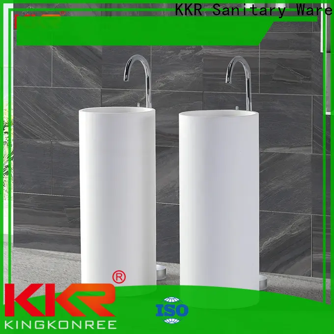 KingKonree round freestanding basin supplier for bathroom 1