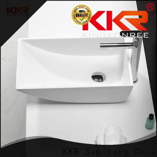 KingKonree oval above counter basin design for home 1