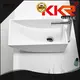 KingKonree oval above counter basin design for home 1