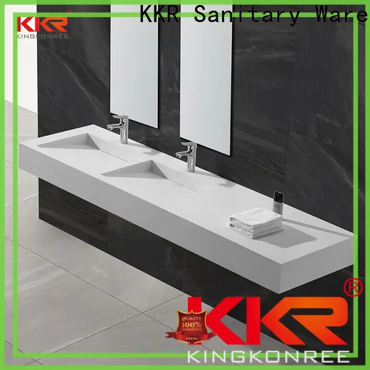 KingKonree 1400mm porcelain wall mounted sink supplier for home 1