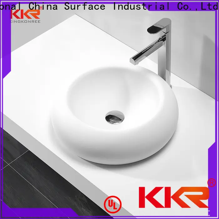 KingKonree elegant small above counter bathroom sinks design for restaurant 1