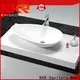 KingKonree above counter square bathroom sink manufacturer for restaurant 1