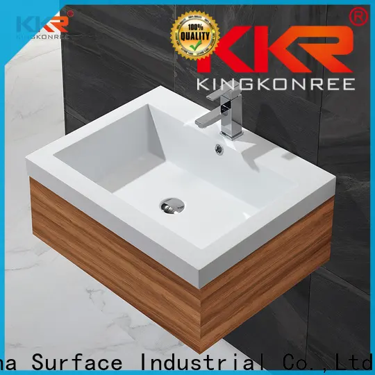 KingKonree luxurious hand basin with cupboard sinks for hotel 1