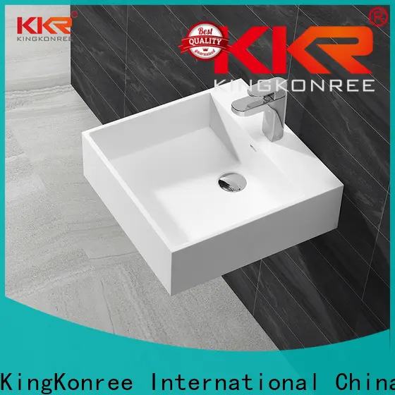 KingKonree long cheap wall hung basin design for toilet 1