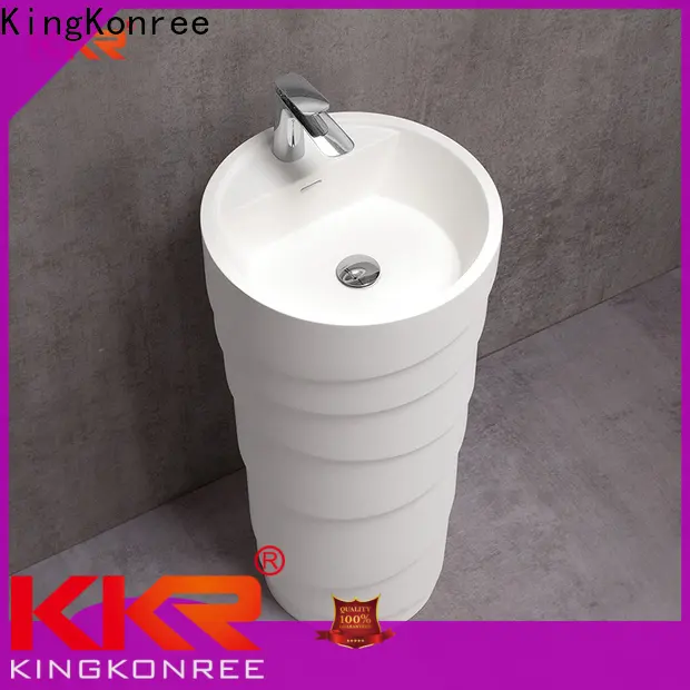 KingKonree rectangle floor standing basin factory price for home 1