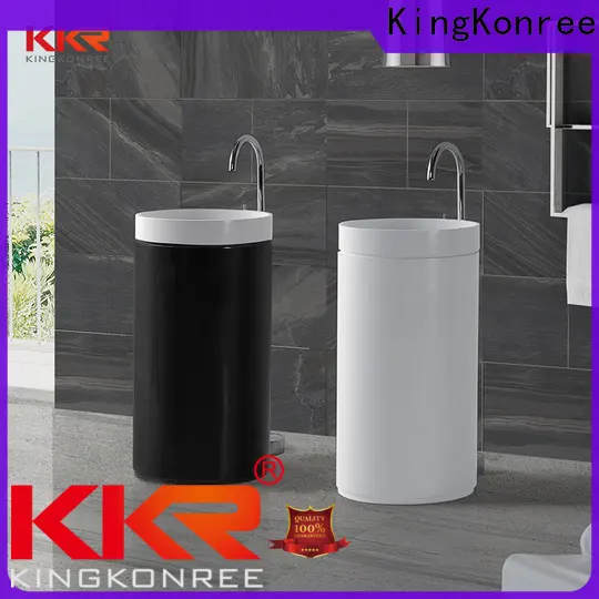 KingKonree Italian freestanding bathroom basin design for hotel 1