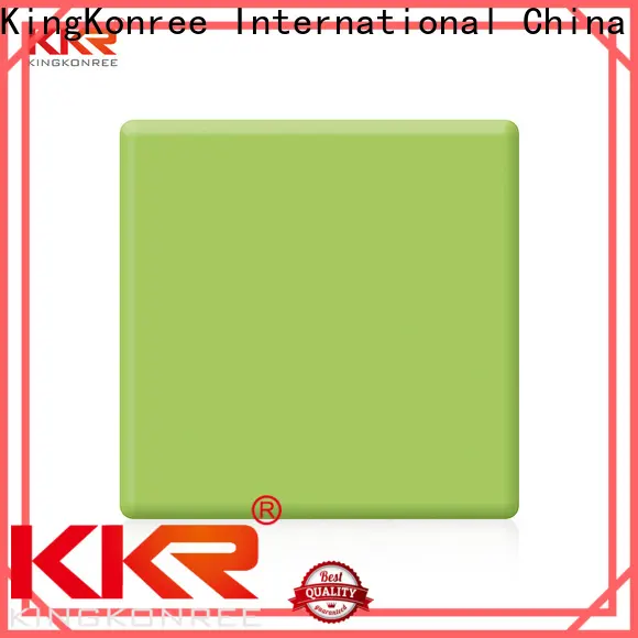 KingKonree chips solid surface countertop sheets manufacturer for restaurant 1