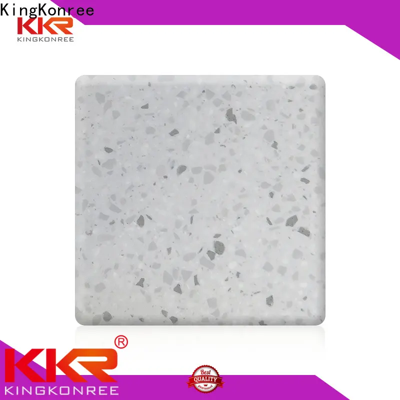 KingKonree 120 inch solid surface sheets design for restaurant 1