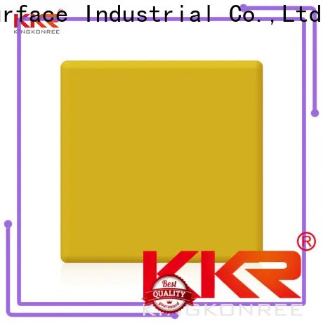 yellow acrylic solid surface price manufacturer for hotel 1