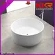 KingKonree durable stone bathtub custom for family decoration 1