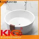 KingKonree white man made stone bathtub custom for shower room 1
