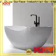 KingKonree bulk production solid surface freestanding bathtub manufacturer for family decoration 1
