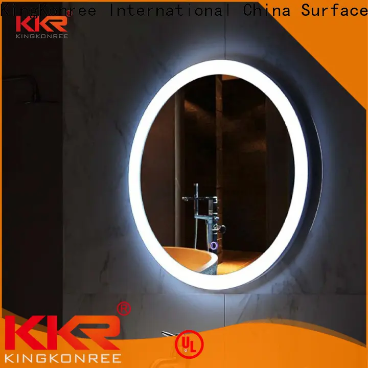 KingKonree slope bathroom framed mirrors high-end for home 1