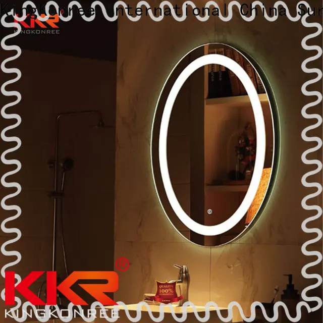 KingKonree artificial led mirror makeup high-end for toilet 1