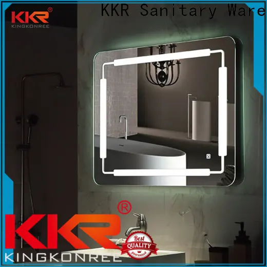 KingKonree led mirror circl supplier for bathroom 1