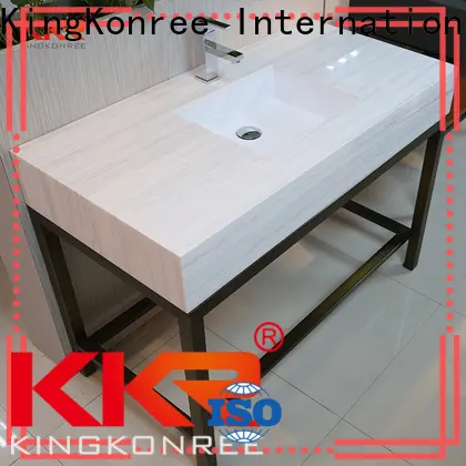 KingKonree back bathroom double sink countertop latest design for motel 1