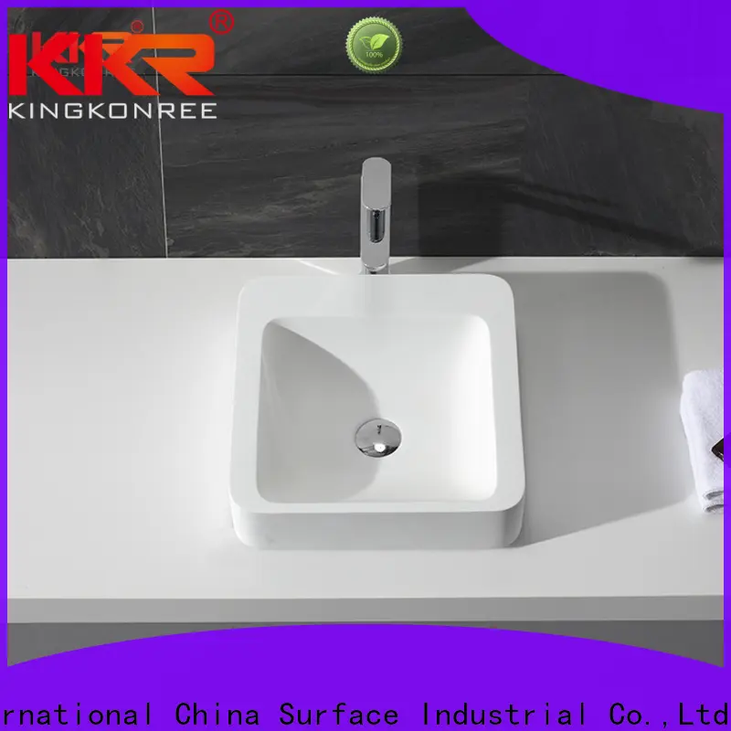 KingKonree quality above counter wash basin supplier for room 1