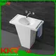 KingKonree rectangle floor standing basin unit customized for bathroom 1