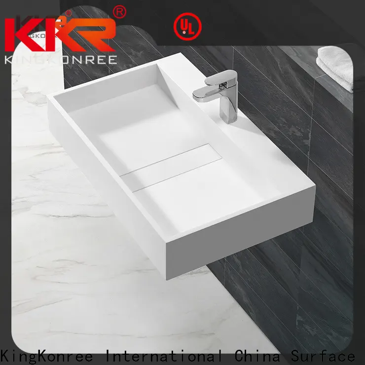KingKonree shallow wall mount sink manufacturer for hotel 1