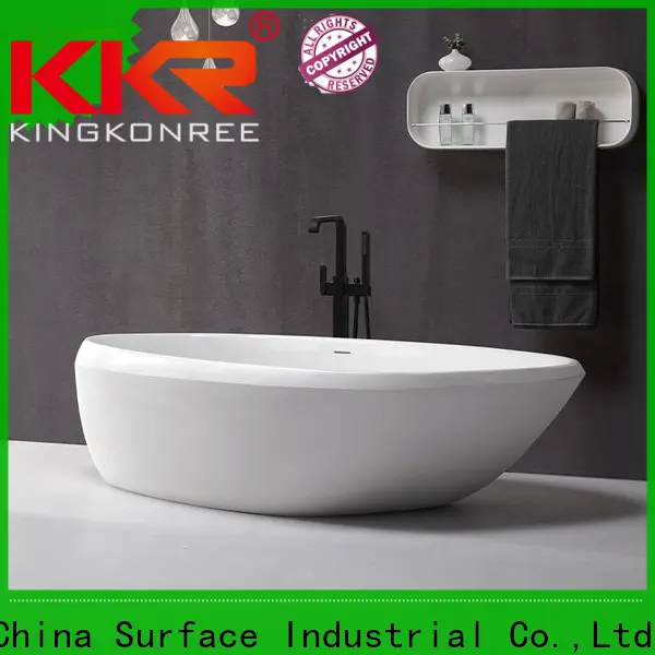 KingKonree reliable stone resin bath at discount for shower room 1