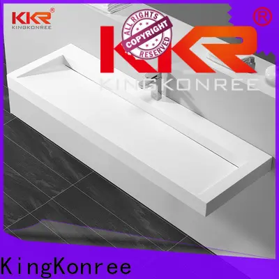KingKonree royal slimline wall hung basin manufacturer for bathroom 1