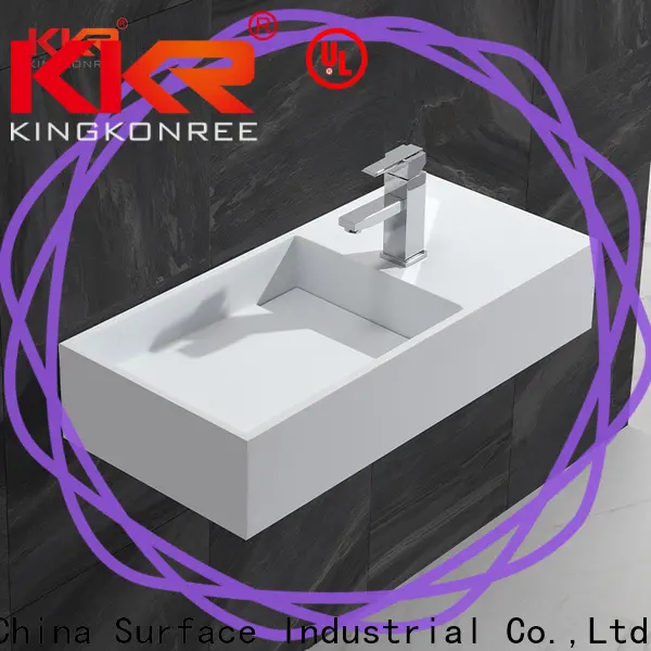 fashion small wall mount sink design for hotel 1