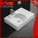 KingKonree stone wall mounted sink customized for toilet 1