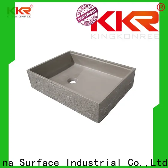 approved round above counter bathroom basin customized for hotel 1
