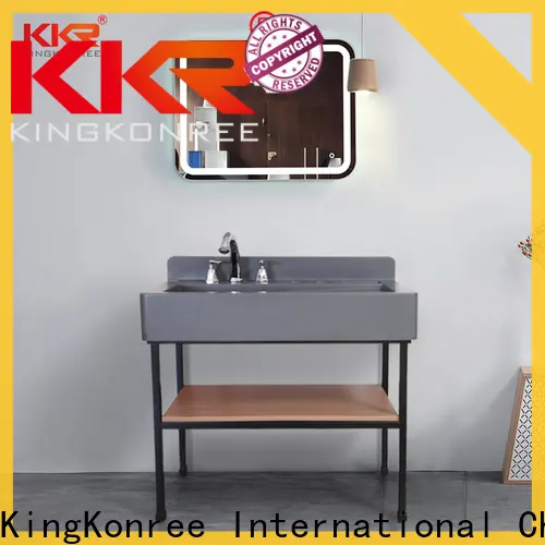 KingKonree tops grey bathroom countertops customized for bathroom 1