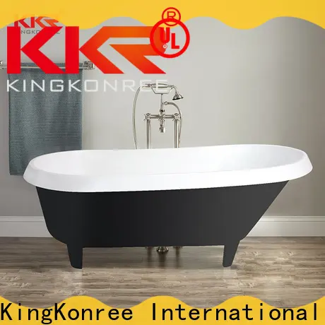 KingKonree finish modern stand alone tub OEM for family decoration 1